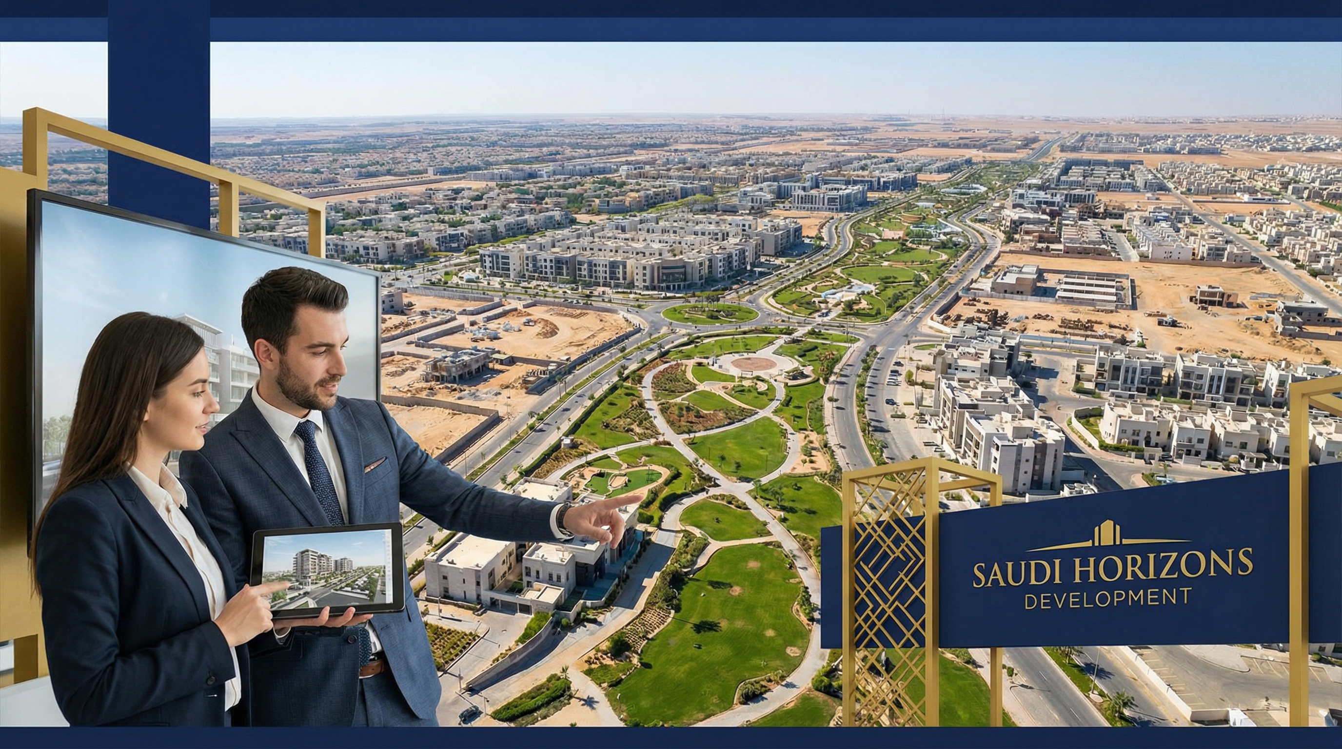 تسويق الأراضي السكنية والتجارية